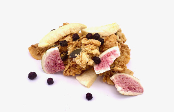 Crunchy GRANOLA mit Pfirsich, Feigen und Heidelbeeren <Strong>Nur für Abholung</strong> - Image 3